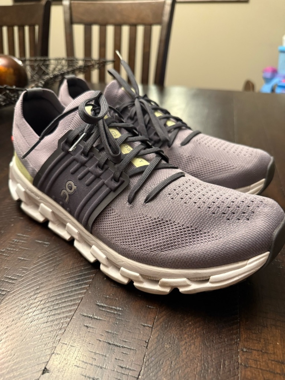 On Running Men’s Athletic Shoes — Gray with Black Accents